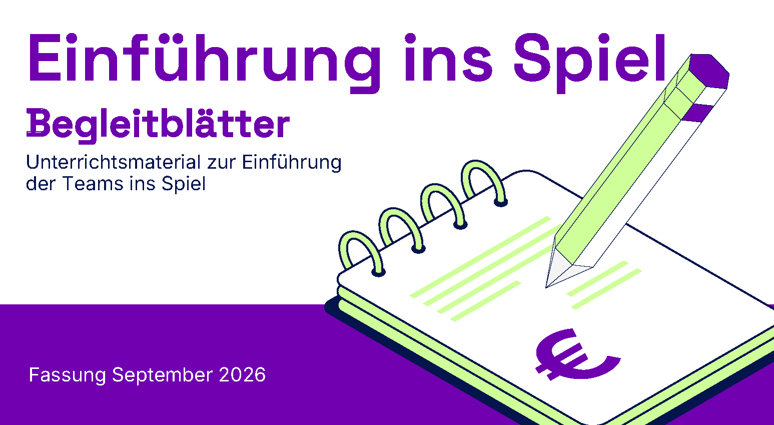 SCHULBANKER Einführung ins Spiel Begleitblätter